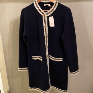 NWT Tory Burch knit kind sweater/coat